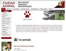 Tablet Screenshot of ciudadanimal.org